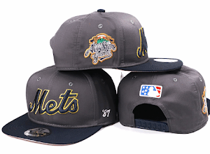 Gorra plana Mets gris
