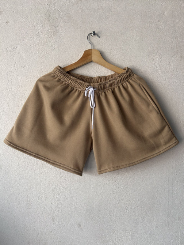 🩳 Short Deportivo Dama – Color Camel